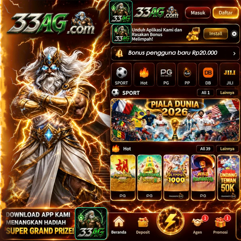 33AG - Situs Resmi Slot Online dari Berbagai Provider