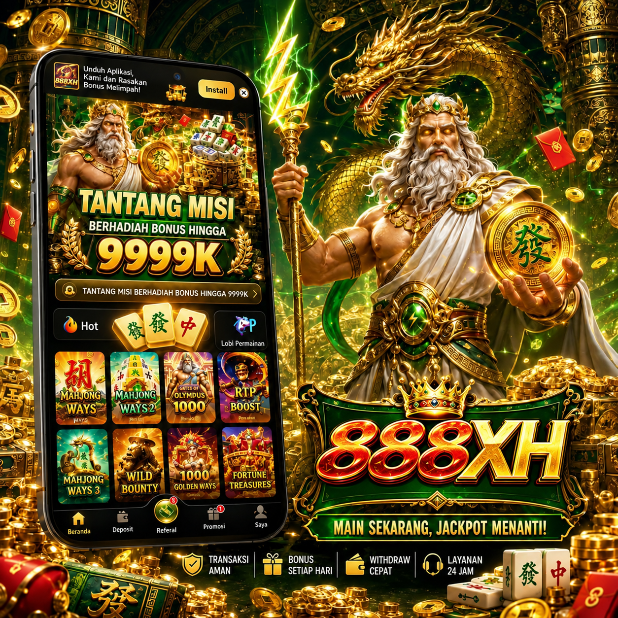 888XH - 888xh Destinasi Slot Online Indonesia dengan Ragam Tema Menarik